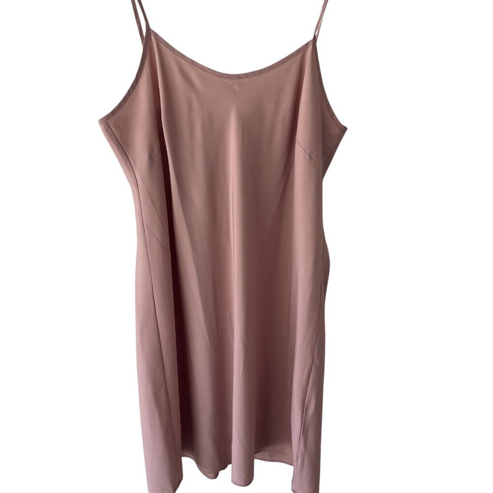 NANETTE LEPORE Blush  Scoop-Neck Mini Slip-Dress /nightgown W Sz 14 Nordstrom